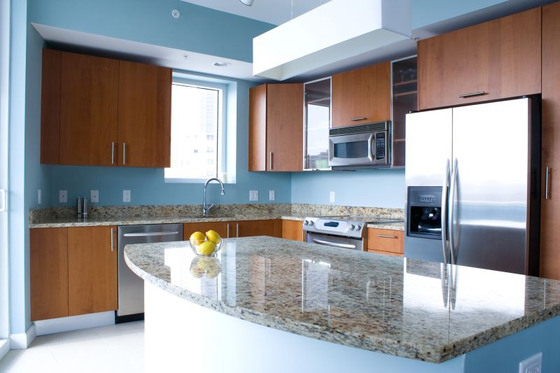 Kitchen Island with Granite Surface